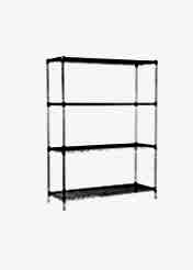 4 Katlı Tel Raf, S-S Dikmeli 46cm Derinlik İstif Rafı - AD-4691