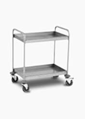 Kirli Bulaşık Toplama Arabası 2 Katlı - MB120X