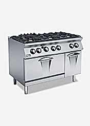 700 Serisi Gazlı 6 Açık Ateşli Gaz Fırınlı Kuzine - 120x73x87 cm - PC712GFG