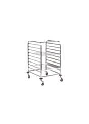 Tepsi Taşıma Arabası GN 2/1 Tepsi İçin 9 Çift Raylı - MT160X