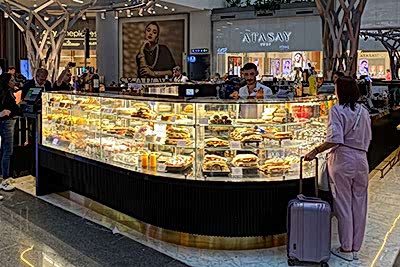 Obica pasta teşhir dolabı